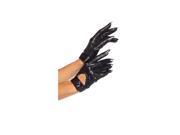 Leg Avenue Clawed Motorcycle Gloves 2663LEG Black One Size Fits All