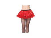 Red Flame Petticoat Skirt by Leg Avenue 2657LEG Red One Size Fits All