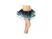 Leg Avenue Black And Blue Reversible Tutu A1699 BB Black Blue One Size Fits All