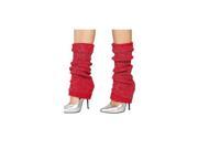 Red Sparkle Fun Leg Warmer LW102 Roma Costume Red One Size Fits All