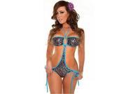 Daisy Corsets Confetti Sequin Monokini DBW 152 Blue Small