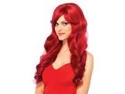 Long Wavy Wig A2722 by Leg Avenue Red One Size Fits All