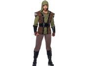 Mens Robin Hood Costume 85268 by Leg Avenue Olive Medium Large
