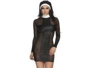 Pray For Me Sexy Nun Costume 554633 by Forplay Black Xtra Small Small