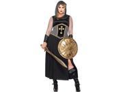 Queen Joan Of Arc Costume 85280X by Leg Avenue Black 3X 4X