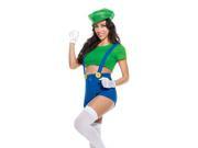 Starline One Up Hottie Costume S3336 Green Large