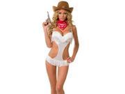 Cowgirl Cutie Costume 3161 Velvet Kitten White Medium