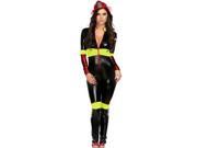 Forplay Too Hot To Handle Costume 554603 Black Xtra Small Small