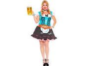 Sky Hosiery Queen Miss Oktoberfest Costume 70544Q Blue 3X 4X