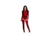 Forplay Astounding Outline Skeleton Costume 554644 Red Small Medium