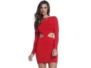 Forplay Zoey Cutout Ensemble Dress 884562 Red Large