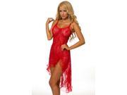 Velvet Kitten Burning Desire Lace Gown 3281 Red Small Medium
