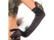Black Black Peacock Gloves Starline LLC. A1019 Black One Size Fits All