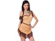 Tan Native American Beauty California Costume Collections 01313 Tan Xtra Small