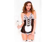 Black White Cleaning Cutie Costume Sky Hosiery Inc. 70608 Black White One Size