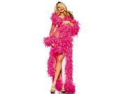 Be Wicked Hot Pink Glamour Robe BW834HP Hot Pink One Size Fits All