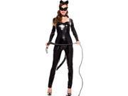 Music Legs Frisky Catsuit Costume 70562 Black Medium Large