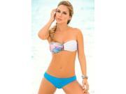 Turquoise Beach Babe Bandeau Bikini Espiral 6764 Turquoise Large