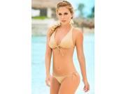 Gold Gold Glamour Bikini Espiral 6755 Gold Medium