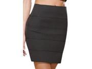 Heat Of The Moment Skirt 9379 by Dreamgirl Black Large