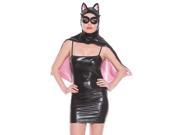 Hooded Cat Cape Sky Hosiery 70668 Black Pink One Size Fits All