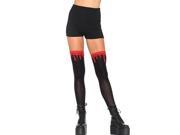 Dripping Blood Knee Socks Leg Avenue 6909 Black Red One Size Fits All
