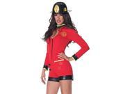 Underwraps Costumes Smoking Hot Firefighter 28351UW Red Small