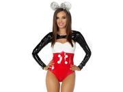 Miss Mouse Costume Forplay 555256 Red Medium Large