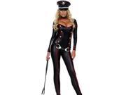 Ms. Militant Costume Forplay 555127 Black Small Medium