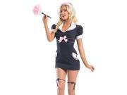 Private Maid Costume Be Wicked BW1547 Black Medium Large