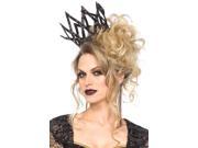 Lace Imperial Crown Leg Avenue A2736 Black Gold One Size Fits All