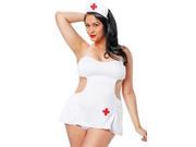Queen Head Nurse Set Escante 21661X White Red One Size Fits All Queen