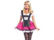 Swiss Beauty Costume Be Wicked BW1545 Pink White Large Xtra Large