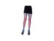 Zebra Ombre Tights 7279 Leg Avenue Blue Pink One Size Fits All