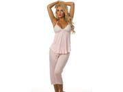 Call Me Lacey Capri Set Velvet Kitten 553519 6340 Pink Small