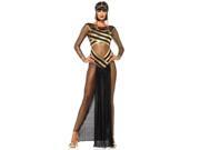 Goddess Isis Costume Leg Avenue 85512 Black Gold Medium