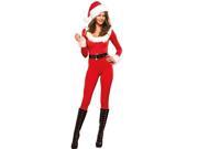 Santa Baby Catsuit Costume Leg Avenue 85357 Red Medium