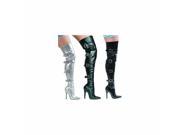 Elllie High Heel Boot With Buckles 511 BuckleupEL_S Silver 10