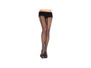 Leg Avenue Black Vintage Pinstripe Pantyhose 9649 Black One Size Fits All