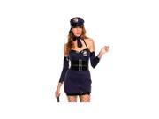 Music Legs Sexy Navy Police Woman Costume 70323 Navy Small Medium