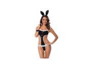Bedside Bunny Set 27653 by Escante Black White One Size Fits All