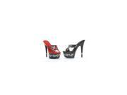 Elllie Barb Platform Shoes 608 BarbEL_BL Black 7