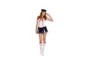 Music Legs Sailor Sweetie Costume Set 70331 Navy White Small Medium