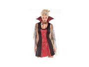Coquette Spiderweb Vampire Costume Set M6142 Black Red Medium Large