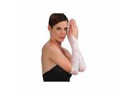 Pink and White Skull and Crossbones Arm Warmers 7529 Rubies Pink White One Size