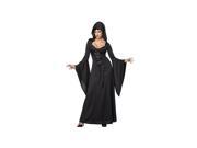 California Costumes Deluxe Hooded Robe Costume 1338 Black Xtra Large