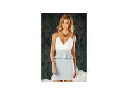Carrara Peplum Dress 883558FP Forplay Grey Small