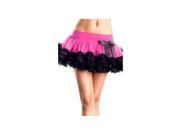 Be Wicked Hot Pink 3 Layer Petticoat BW1261 Hot Pink One Size Fits All