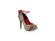 Ellie Shoes 4 Leopard Ankle Strap Pump BP410 Huntress Leopard 7