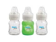 Born Free Glass Bottle with Sleeve 5 oz. 3 pack